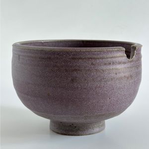 Hand thrown ceramic pottery bowl